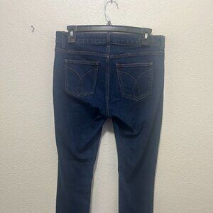 Calvin Klein dark denim skinny curvy jeans